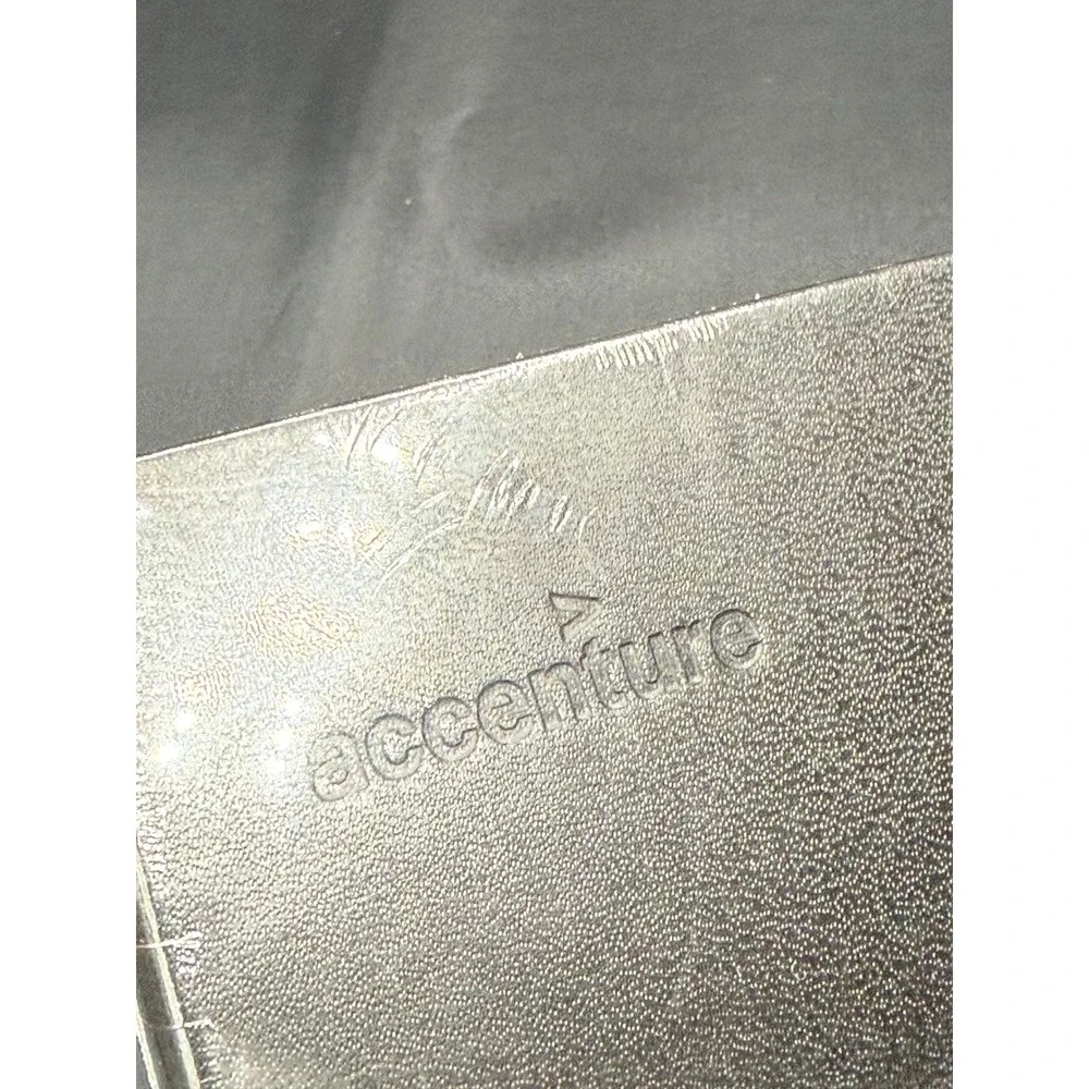 NWT MOLESKINE Notebook Unisex Black Accenture Logo Hardcover Large 5x8.25